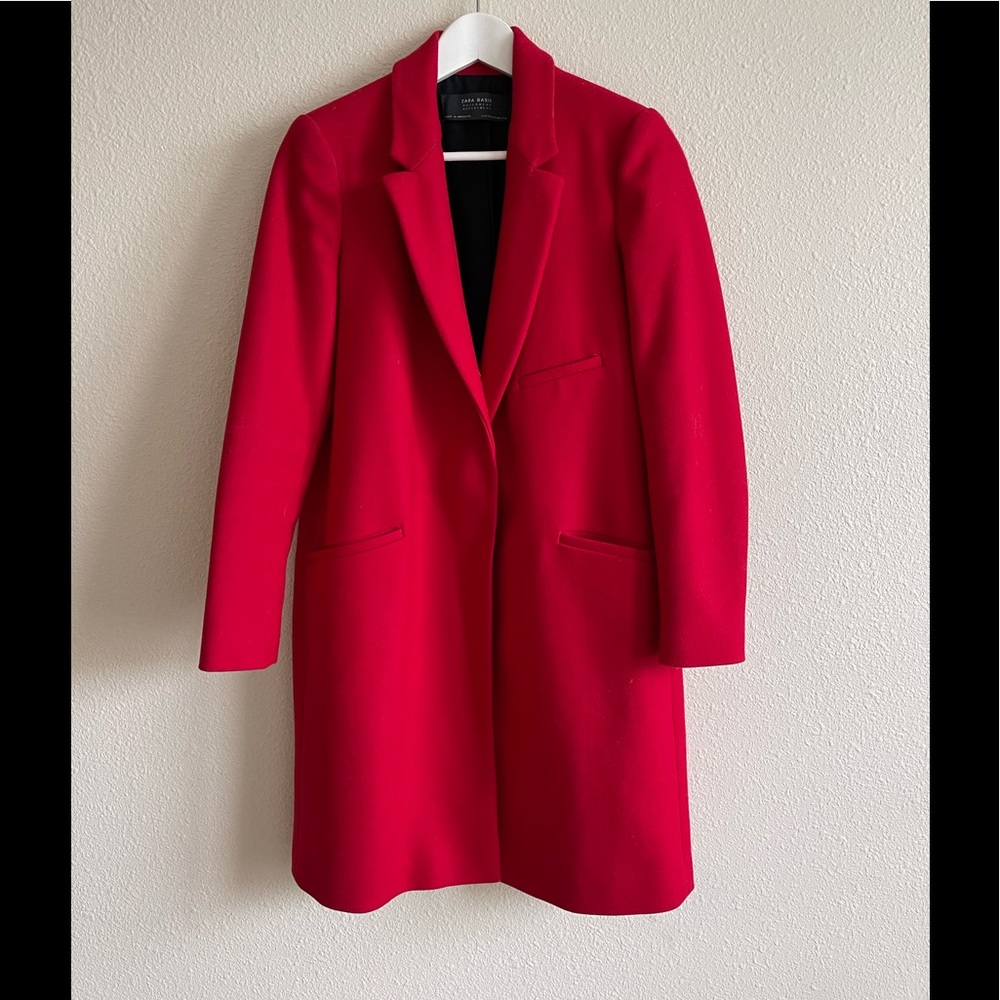Zara Red Coat